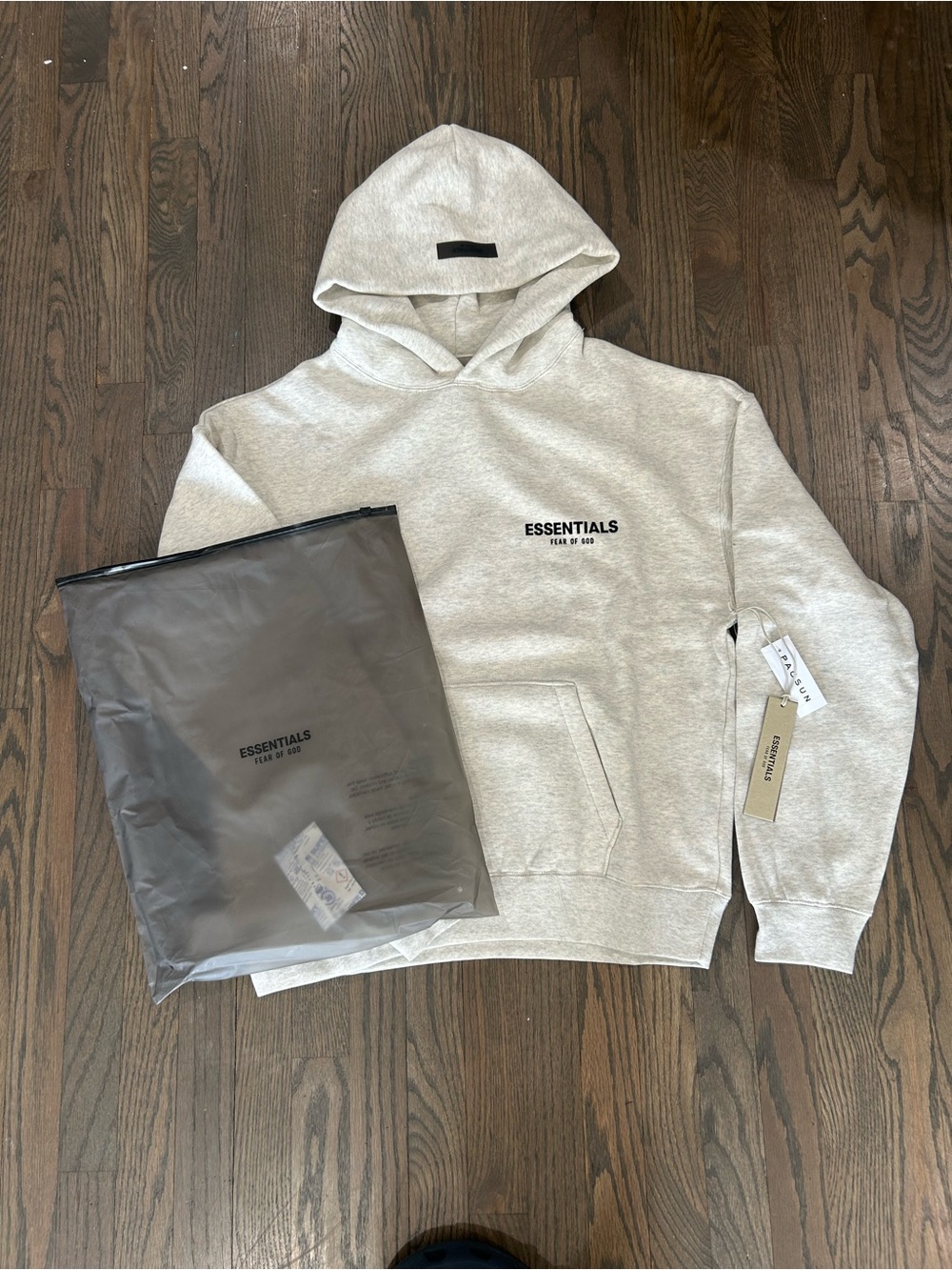 ESSENTIALS LIGHT OATMEAL HOODIE